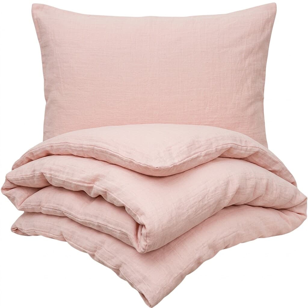4Home Dětské mušelínové povlečení do postýlky Rose