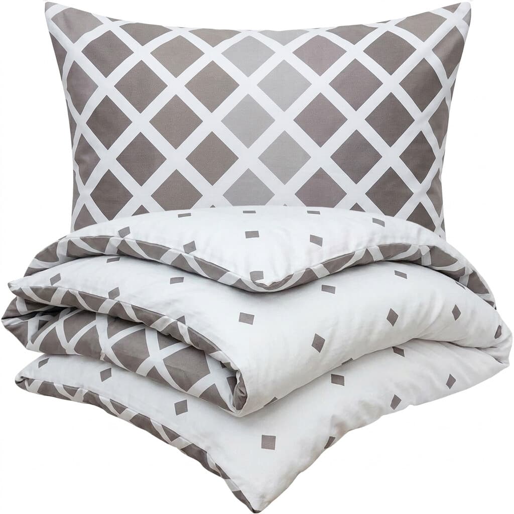 4Home Povlečení Geometric šedá micro