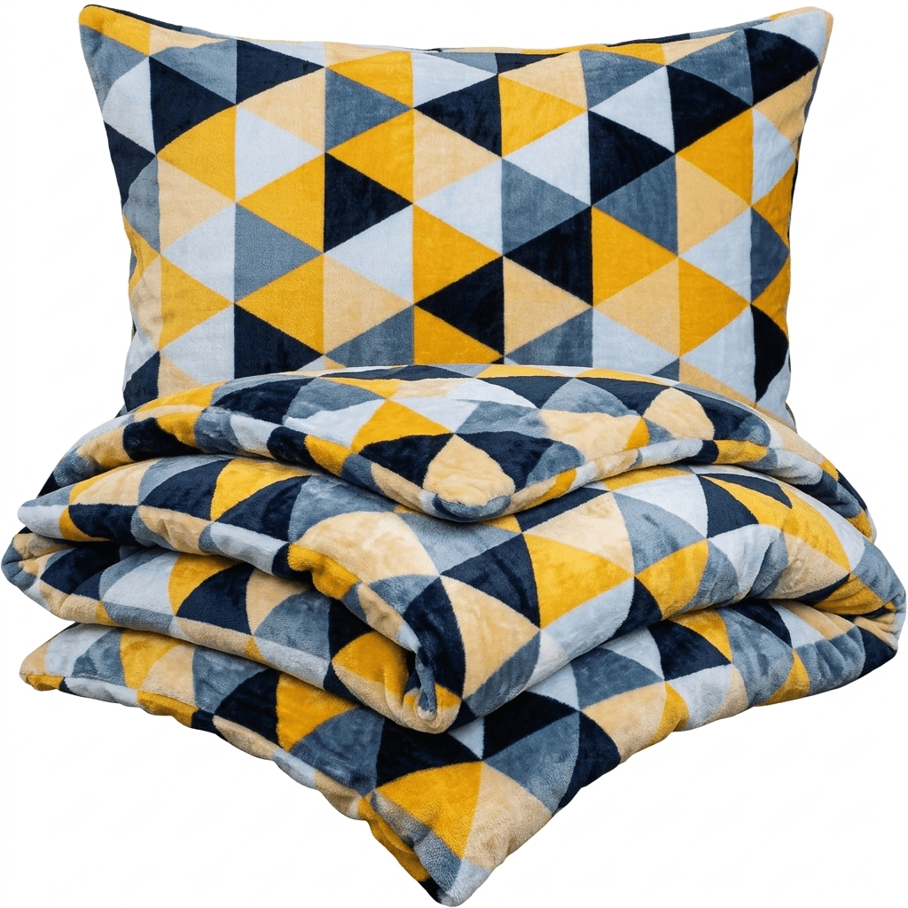 4Home Povlečení mikroflanel Scandi triangle