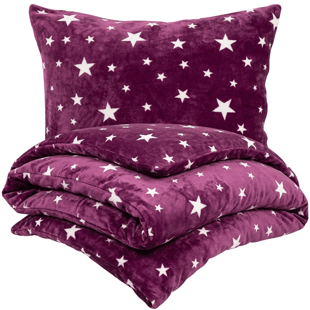 4Home Povlečení mikroflanel Stars violet