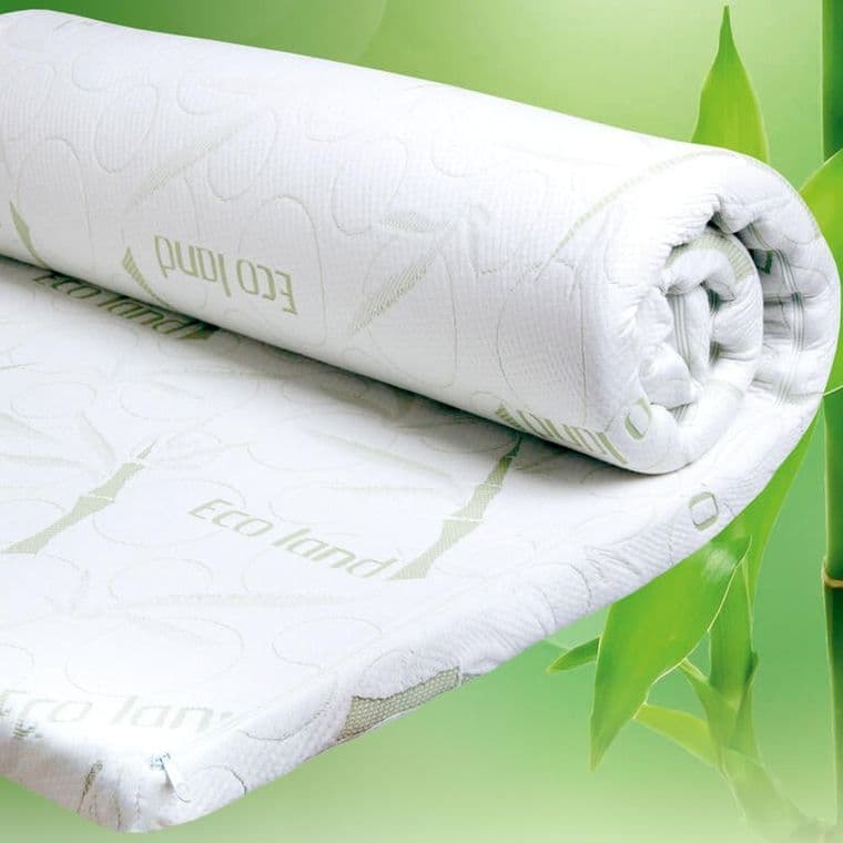 Krycí matrace z paměťové pěny BAMBOO Comfort x 4 cm