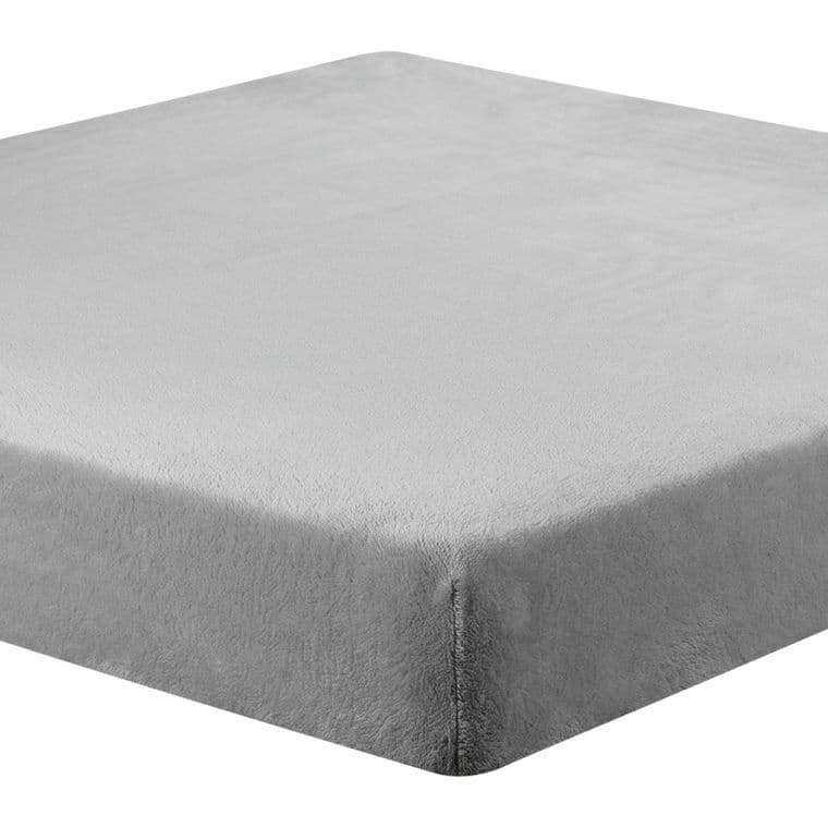 Napínací prostěradlo mikroplyš šedá