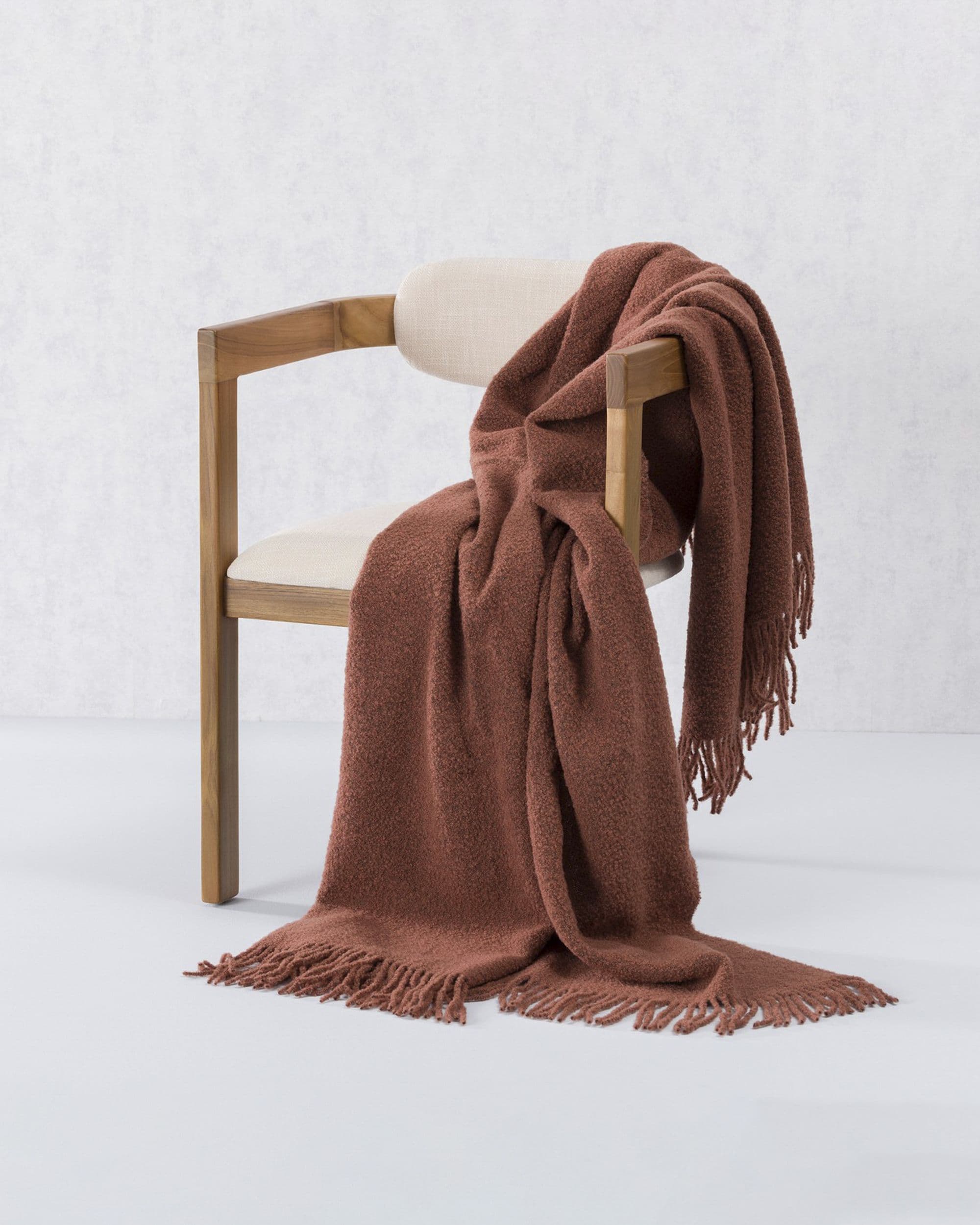 Pléd Boucle cinnamon