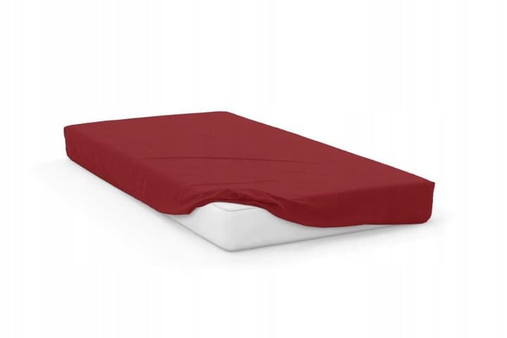 Faro Bavlněné Jersey prostěradlo SOFT 160x200 cm + 25 cm červené