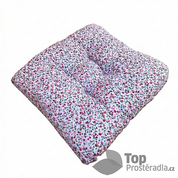 TOP Sedák s provázky na uchycení 40x40 Kvítí